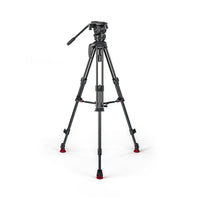 Sachtler System FSB 4, carbon fibre 75/2 tripod with mid level spreader, part number 0383C