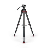 Sachtler System Ace XL Mk II, flowtech75 tripod with mid level spreader, part number 1016MS