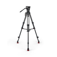 Sachtler System Ace XL Mk II, carbon fibre 75/2 tripod with mid level spreader, part number 1018CM