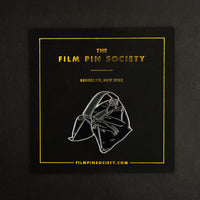 Sandbag Enamel Pin on backing card