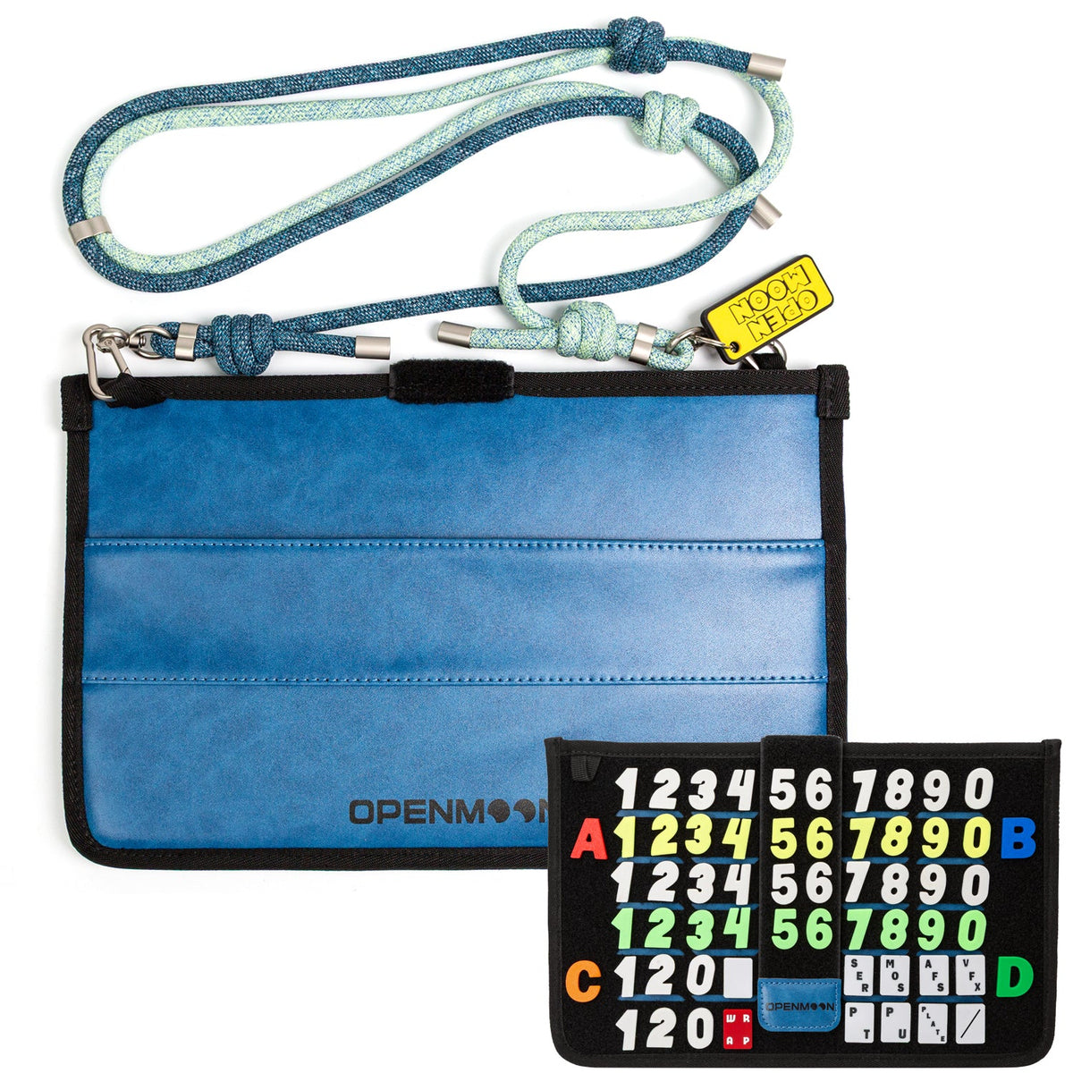 OpenMoon clapperboard storage pouch in Blue (OSPT07)