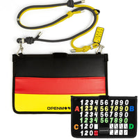 OpenMoon clapperboard storage pouch in Red and Yellow (OSPT03)