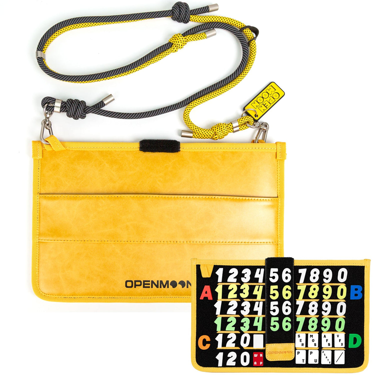 OpenMoon clapperboard storage pouch in Yellow (OSPT06)