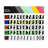 OpenMoon hook-and-loop tags, full set (OCT01)