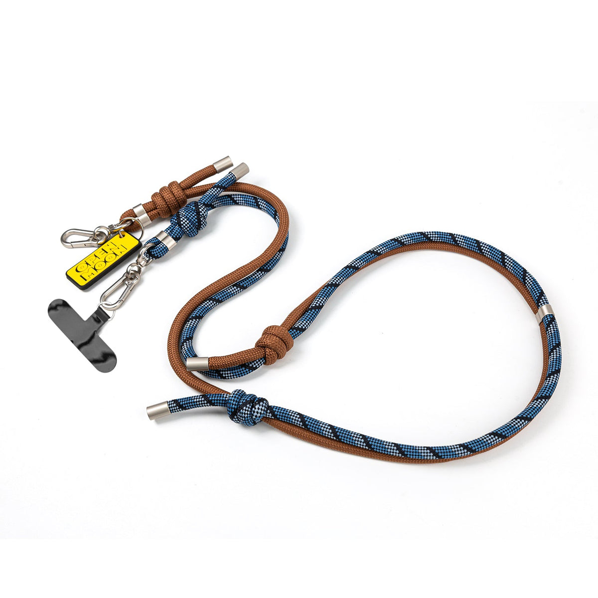 OpenMoon woven crossbody strap lanyard Air in Brown
