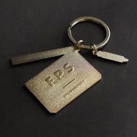 Timecode Slate Keychain back