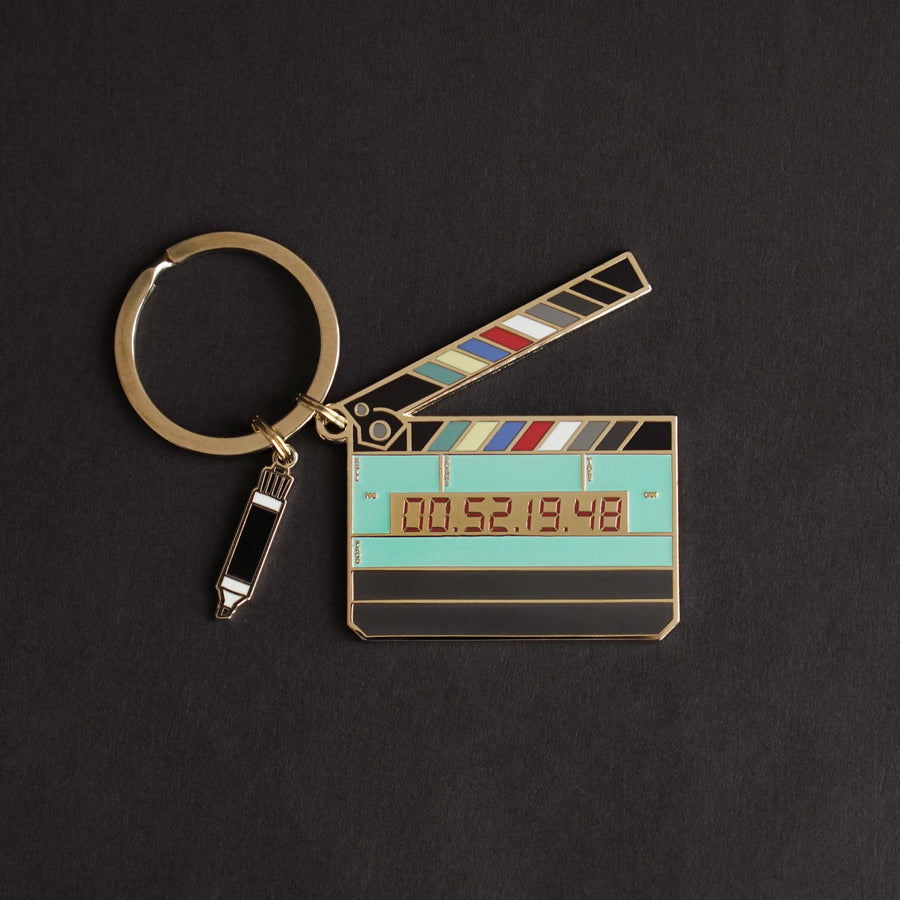 Film Pin Society Timecode Slate Keychain