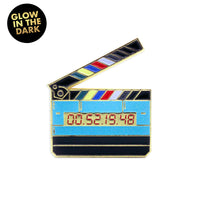 Film Pin Society Timecode Slate Enamel Pin