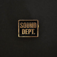 Sound Department Enamel Pin front