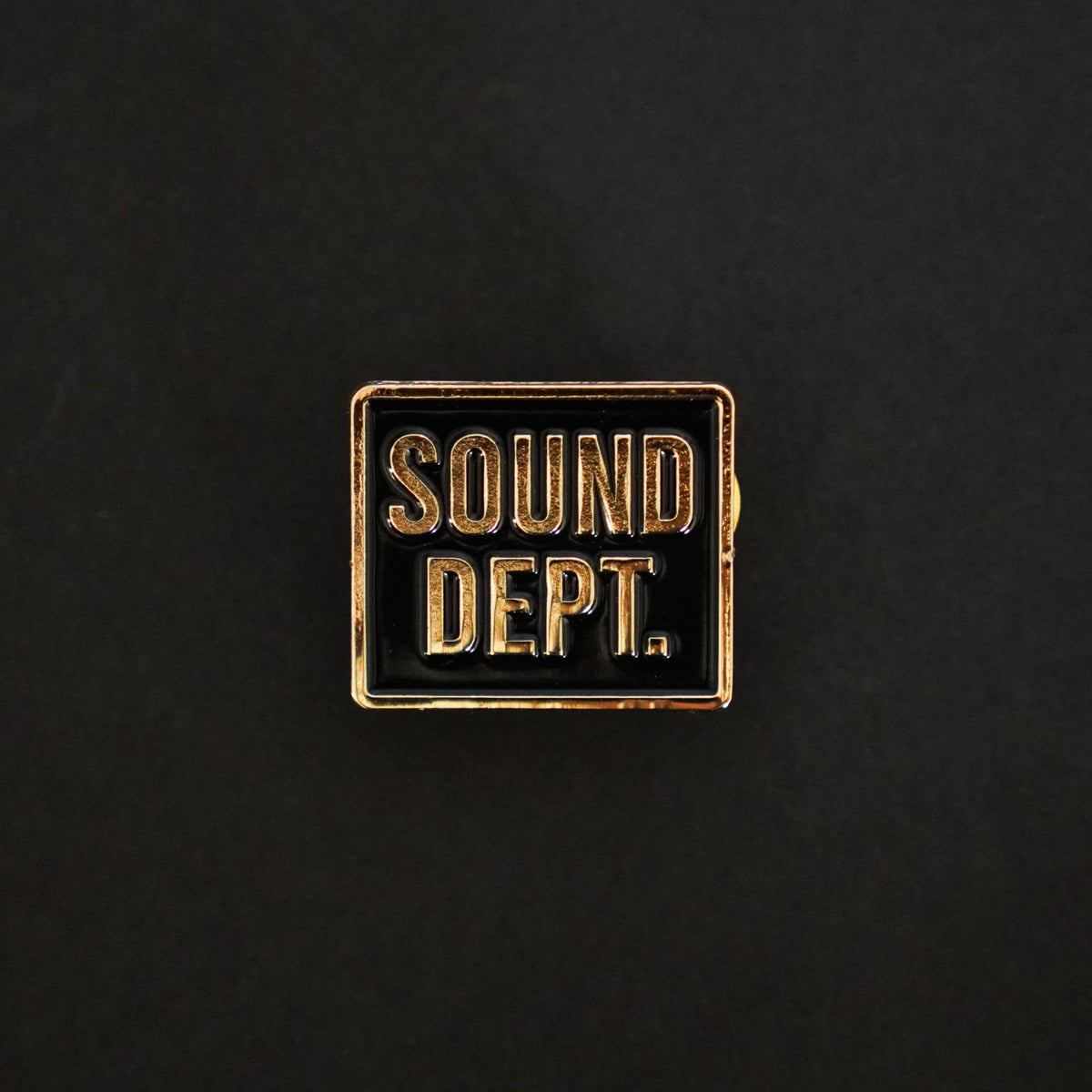 Sound Department Enamel Pin front