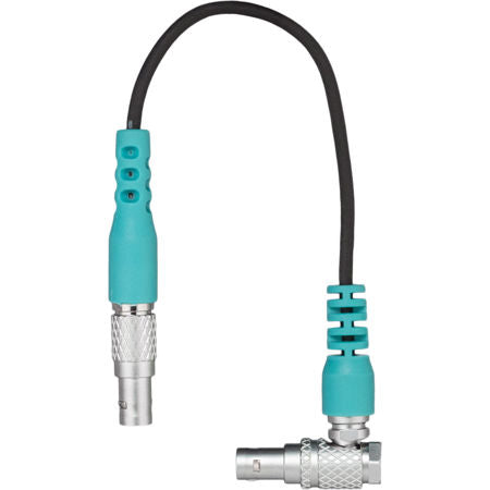 Teradek RT Motor Cable, Straight to Right Angle (8in / 20cm)
