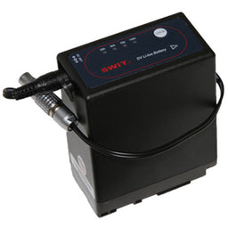 Teradek SWIT Replacement Battery for Canon BP-945/970 with 10in Barrel to 2-Pin Cable