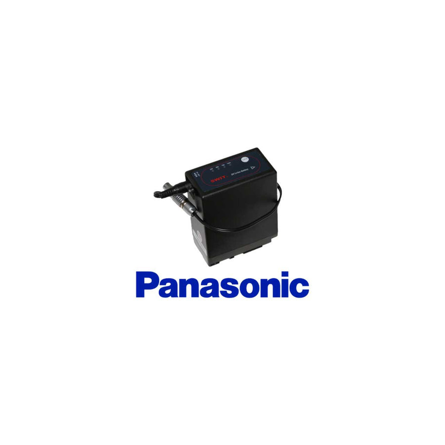 Teradek SWIT Replacement Battery for Panasonic D54 with 10in Barrel to 2-Pin Cable