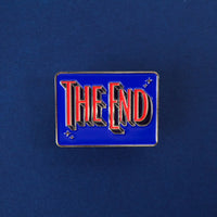 The End Credit Enamel Pin front