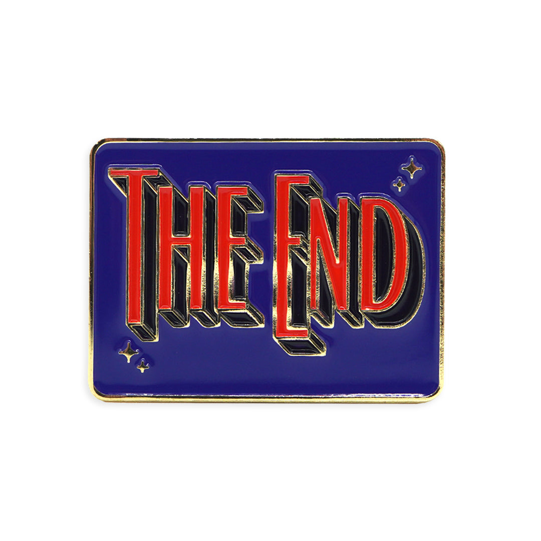 Film Pin Society The End Credit Enamel Pin