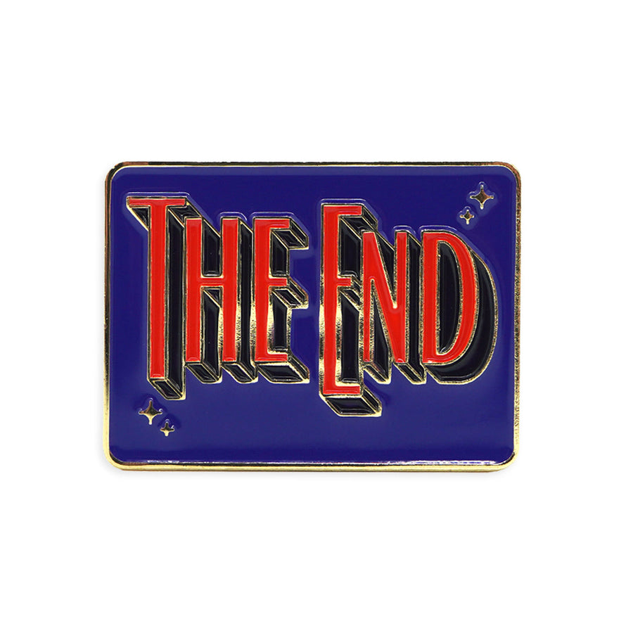 Film Pin Society The End Credit Enamel Pin