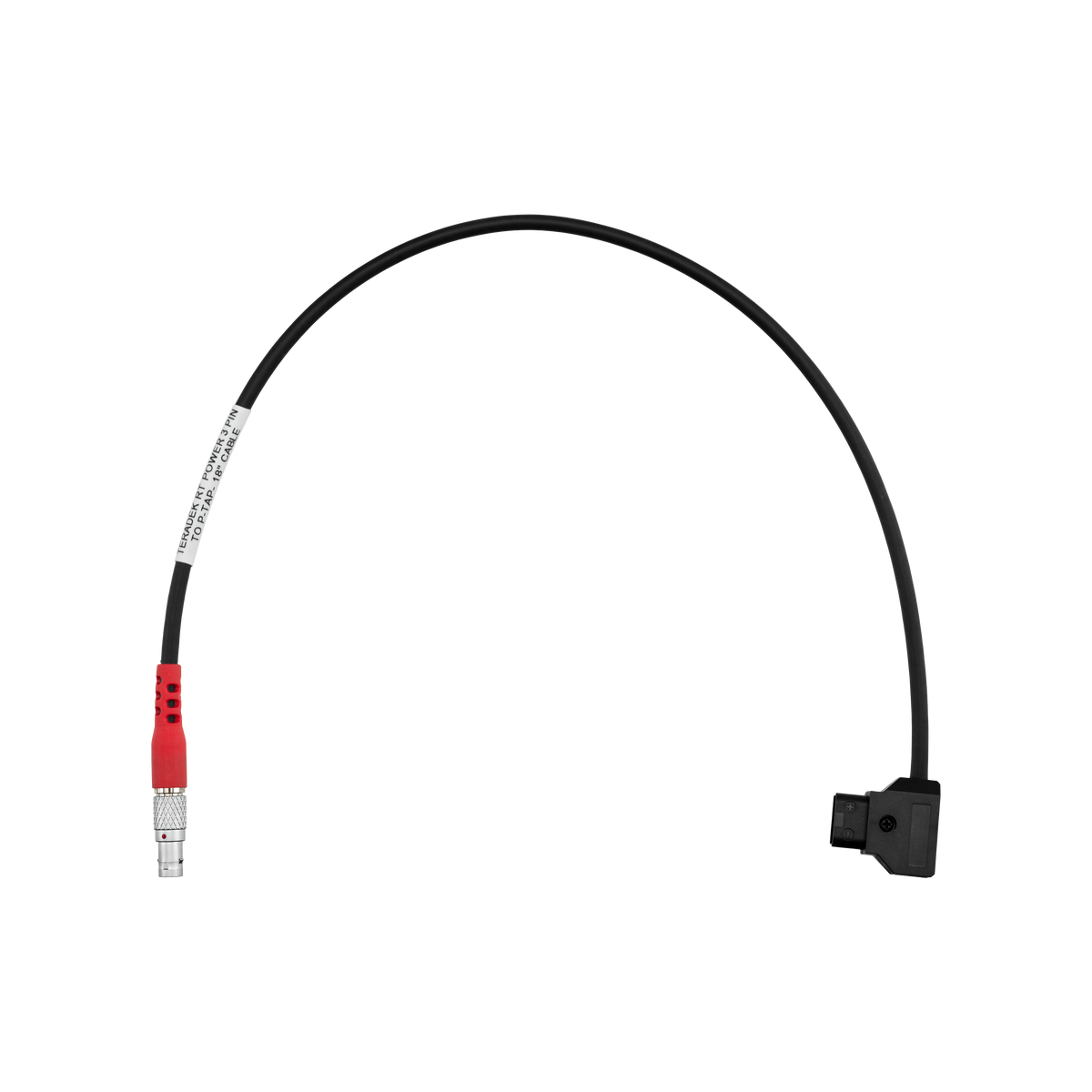 Teradek RT 3-Pin to P-Tap Power Cable for MDR.S (16in / 40cm)