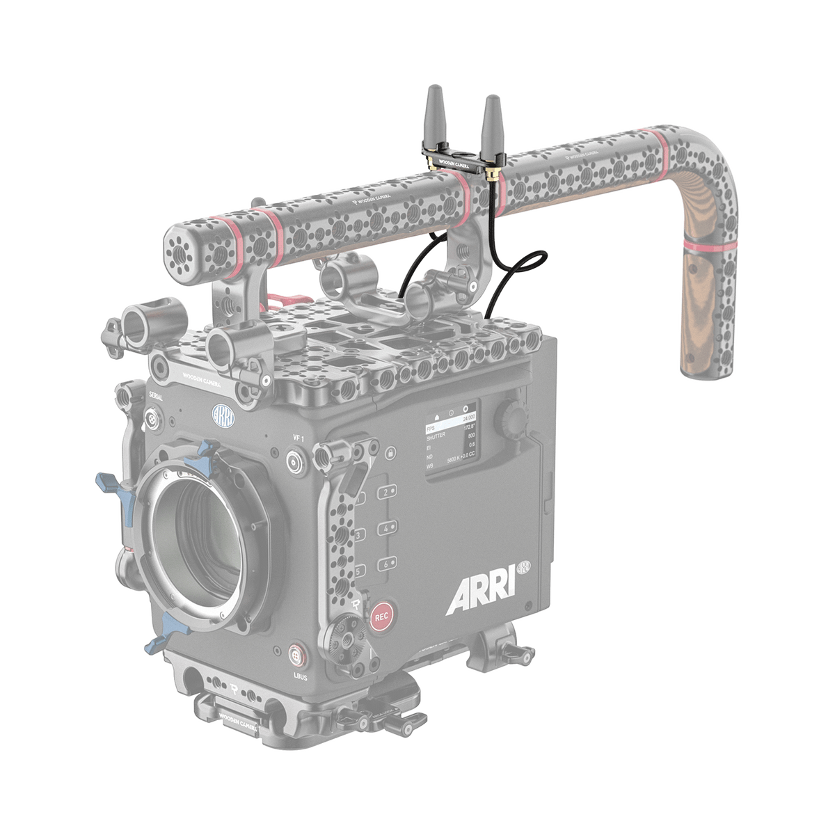 Wooden Camera Antenna Relocation Bracket