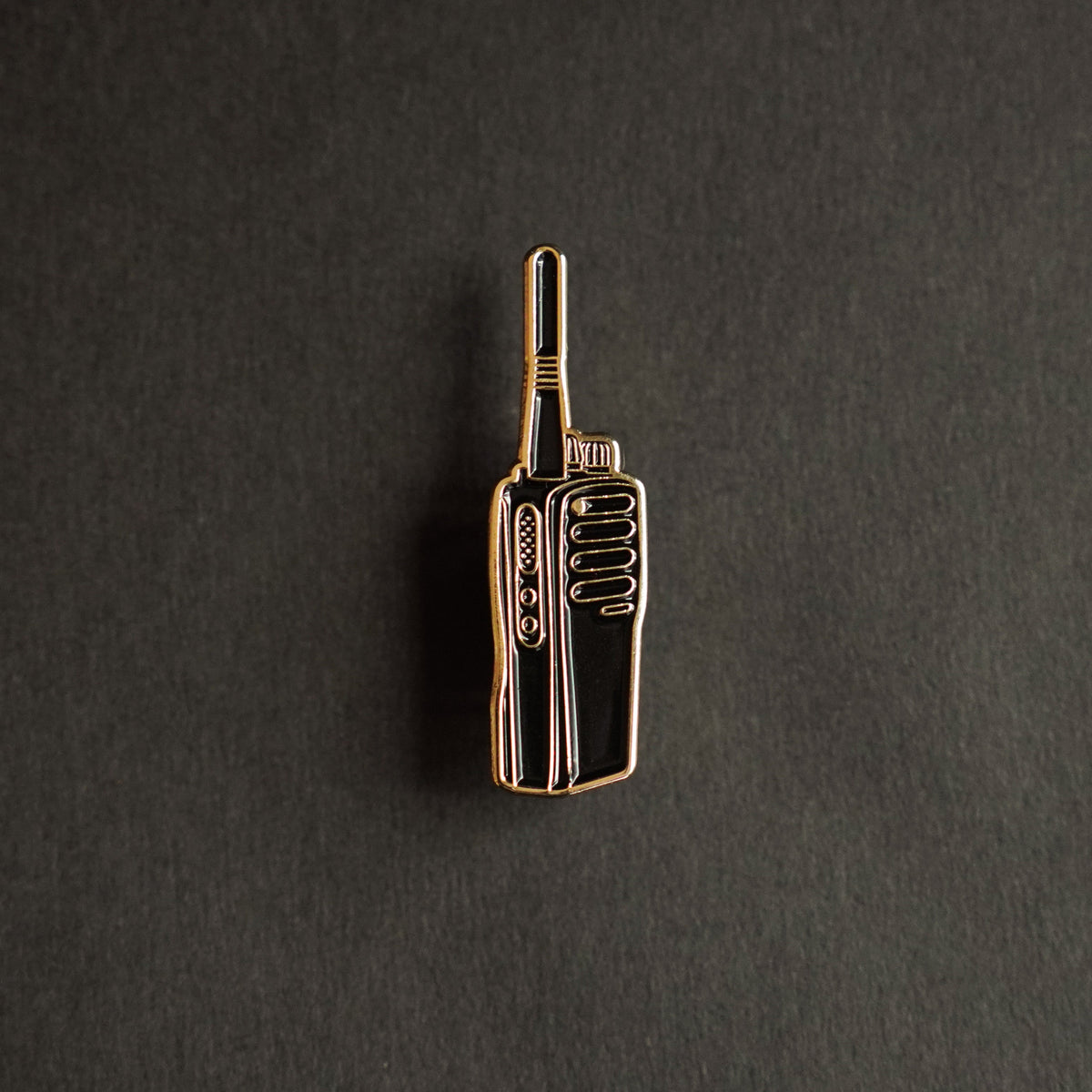 Walkie Talkie Enamel Pin front