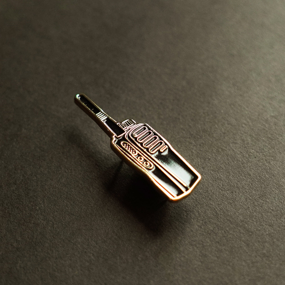 Walkie Talkie Enamel Pin side