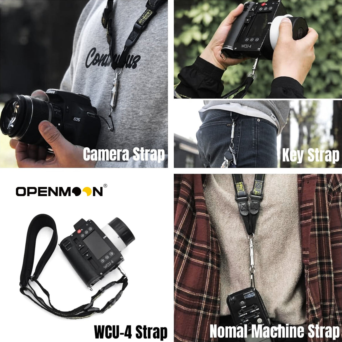 Shoulder strap fitted to a hand unit