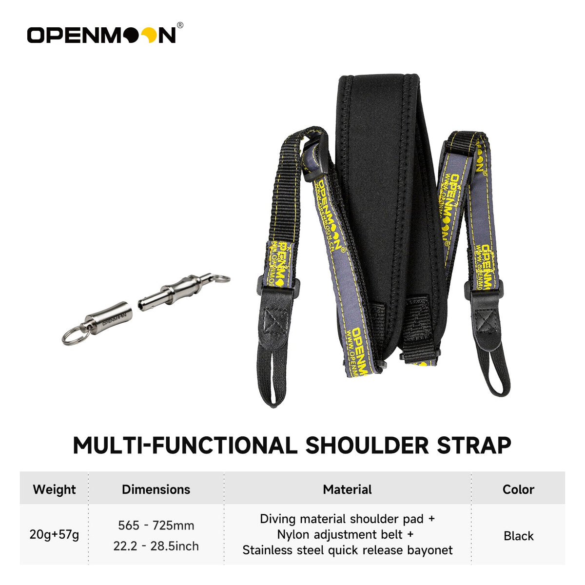Shoulder strap adjustment hardware