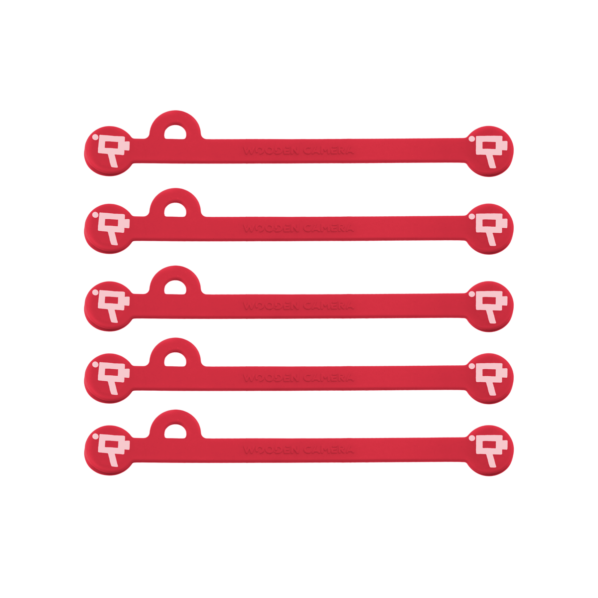 Wooden Camera Cine Mag Ties - Red - 105mm