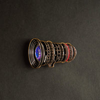 Cine Zoom Lens Enamel Pin front