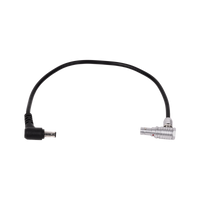 Wooden Camera 3-Pin 0B to Barrel Battery Slide Pro Replacement Power Cable (10")