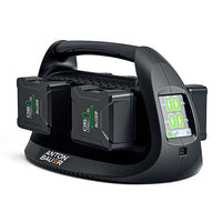 Performance Quad Gold Mount Charger - batteries mounted