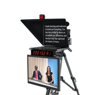 17" Pioneer Teleprompter Package with Clock, Tally and Talent Monitor
