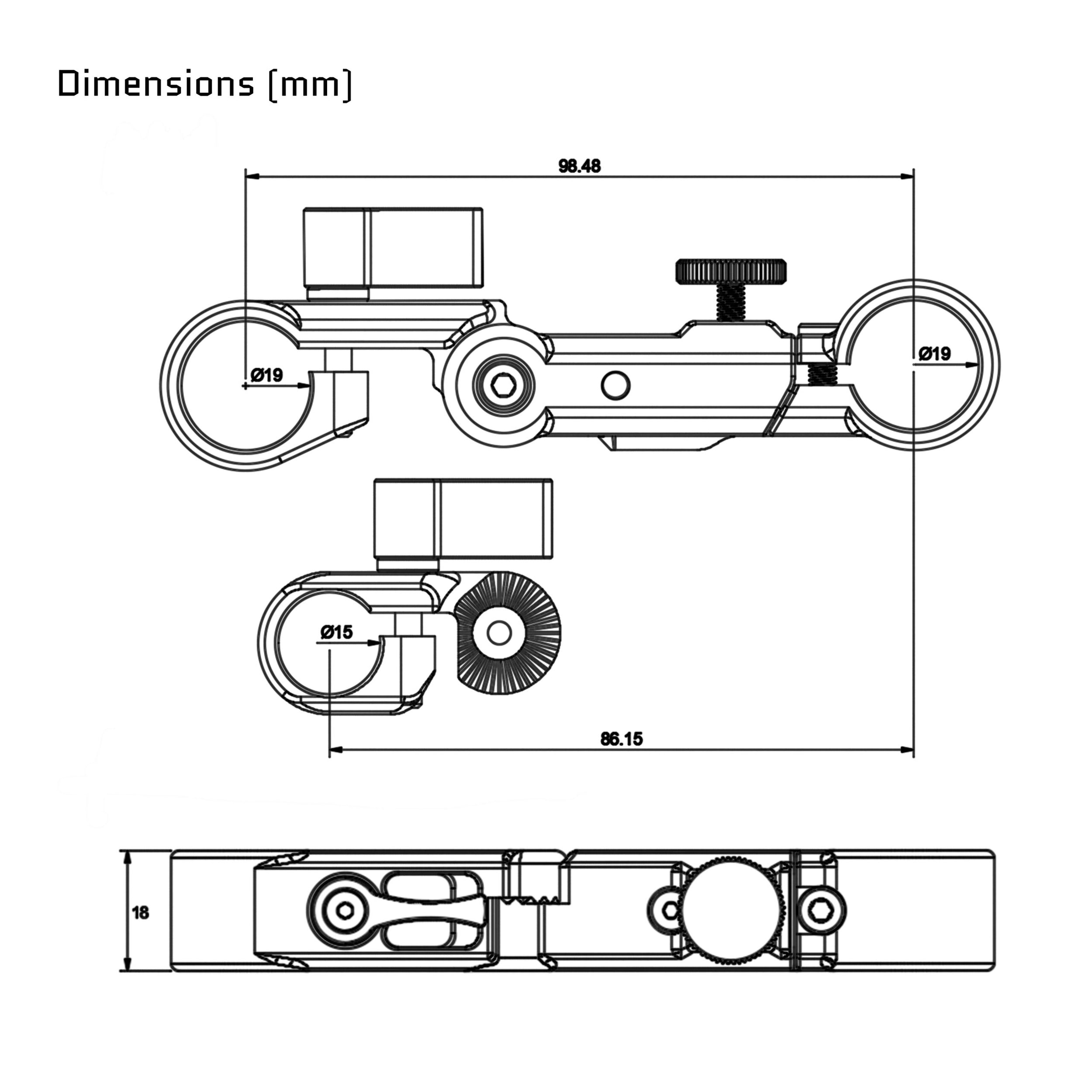 Light Widow FIZLock Universal Motor Mounting System
