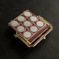9 Light Enamel Pin detail