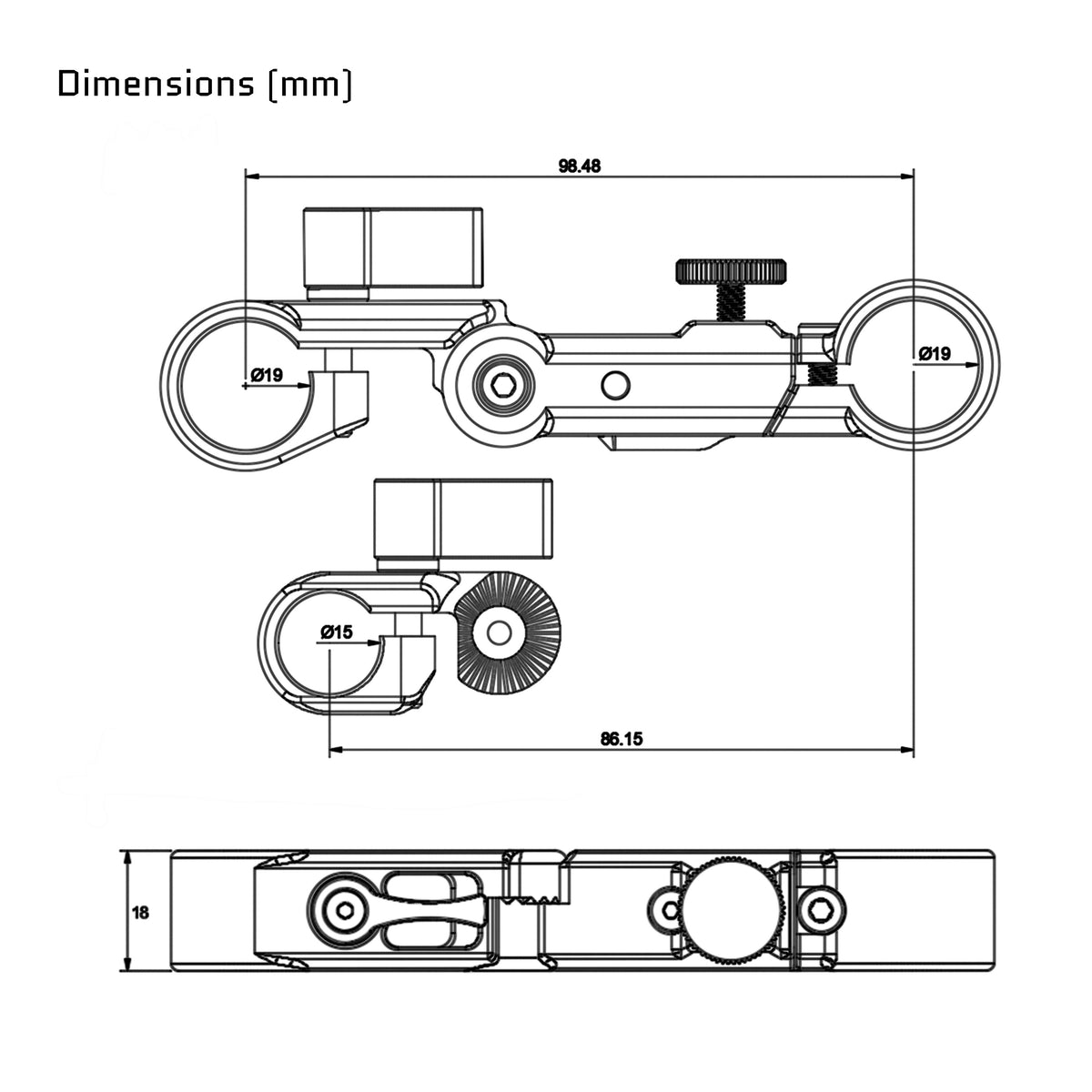 Light Widow FIZLock Universal Motor Mounting System