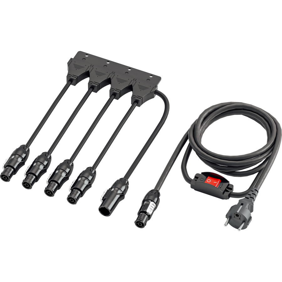 Quasar Science Multibank Power Adaptor, 4-Bank, Type F