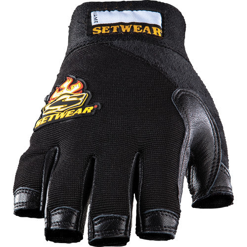 Setwear Leather Fingerless Glove - X-Small